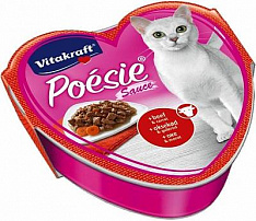 VITAKRAFT POESIE 85 г консервы для кошек говядина морковь кусочки в соусе 1х15шт VITAKRAFT POESIE 85 г консервы для кошек говядина морковь кусочки в соусе 1х15шт