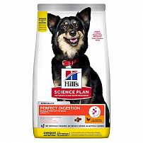 Hill's Science Plan PERFECT DIGESTION SMALL & MINI 1,5 кг для взрослых собак мелких пород с курицей и коричневым рисом Hill's Science Plan PERFECT DIGESTION SMALL & MINI 1,5 кг для взрослых собак мелких пород с курицей и коричневым рисом